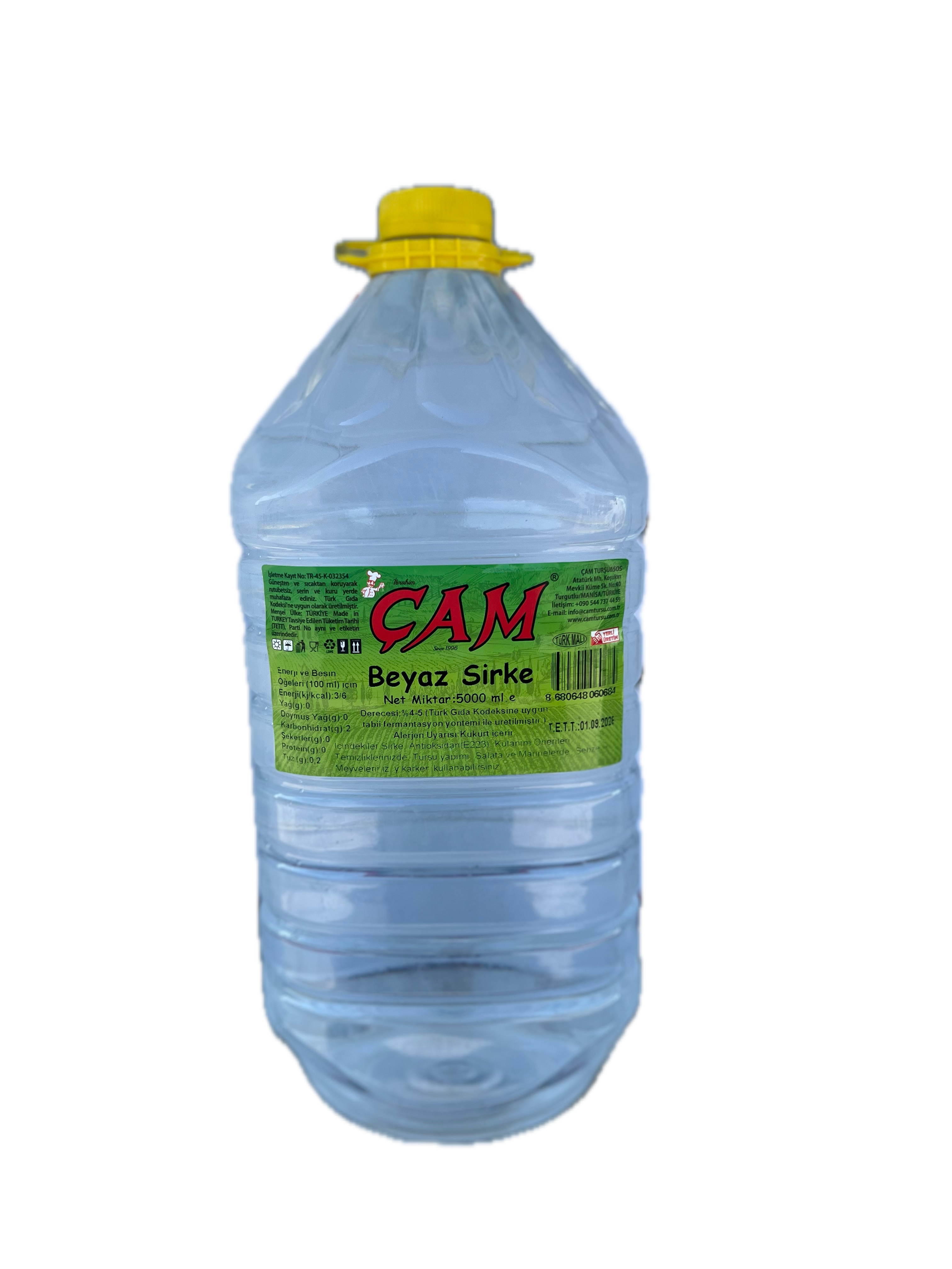 BEYAZ SİRKE 5000 ml.